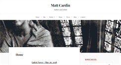 Desktop Screenshot of mattcardin.com