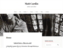 Tablet Screenshot of mattcardin.com